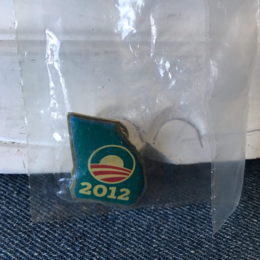 Obama 2012 Election State Campaign Pin | Button